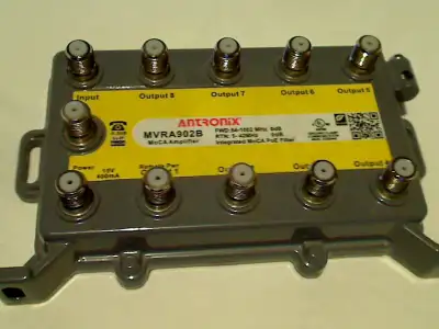 Antronix MoCA MVRA902B  Residential Coax Amplifier wVOIP, View more