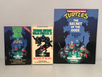 1991 TMNT II Secret of the Ooze VHS Novel Storybook Ninja Turtle