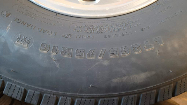 Chevrolet Silverado Tires and 8-Bolt, 16-inch Rims in Tires & Rims in Summerside - Image 3