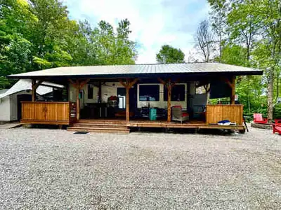 2018 401MKTS Keystone Residence Park Model Trailer located at Manitoulin Resort on Lake Manitou 20 m...