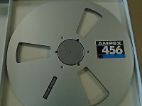 Ampex Metal Aluminum Take Up Reel &  Box for 1/2" tape - no tape