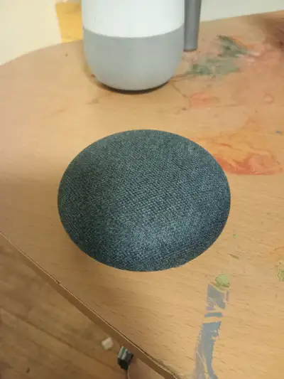 Google Home Mini – Charcoal – Works Great (Cable INcluded), View more