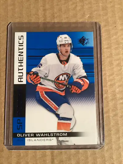 2019-20 SP Oliver Wahlstrom Authentics Rookie
