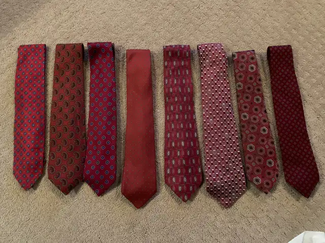 Men's Neckties - Assorted Red Colours in Men's in St. Albert - Image 4