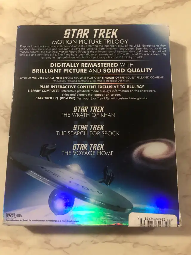 Star Trek Trilogy Blu-Ray in CDs, DVDs & Blu-ray in Windsor Region - Image 4