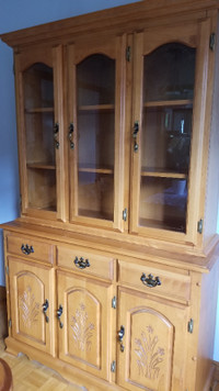 Buffet and Hutch Solid Birch