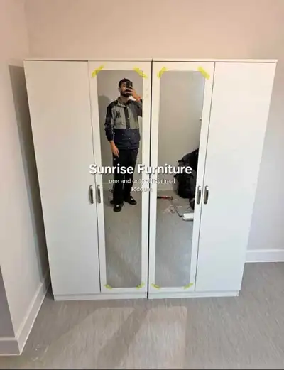 Wardrobe Brand New Cupboard Wardrobe With Mirror, View more