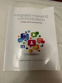 Integrated Marketing Communications book Tuckwell 4th