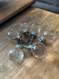 Swarovski Crystal Knobs, 6pcs