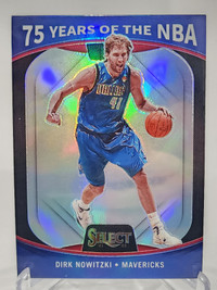 Dirk Nowitzki 2020-21 Select 75 Years of the NBA Silver Prizm