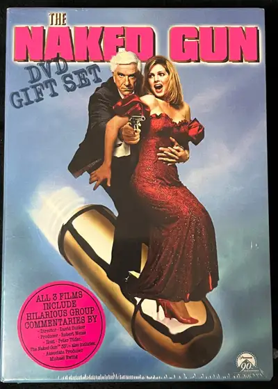 *** PRICE REDUCED *** The Naked Gun DVD Movie Box Set (Starring Leslie Nielsen) Contains the followi...