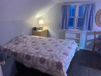 I have a cozy furnished second floor room for rent in my home in Welland. Rent includes all utilitie...