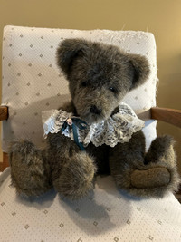 Collectible stuffed bear $25 (retail $90)