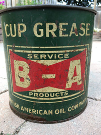 VINTAGE B-A BOWTIE GREASE ADVERTISING CAN $65