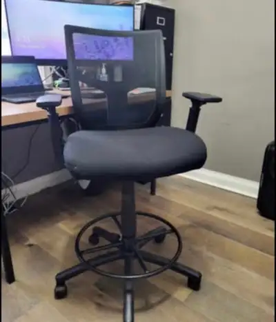 Sit to stand drafting office chair , View more