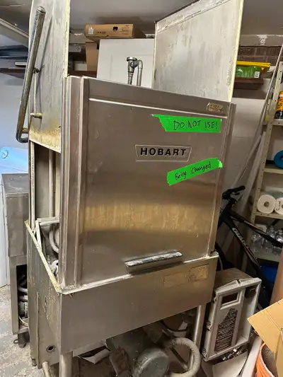 Selling for my son, he changed the appliances for his restaurant, 1 restaurant dishwasher, one flat...