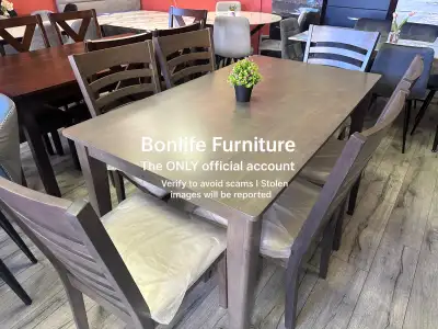 63” wooden dining table set on sale , View more