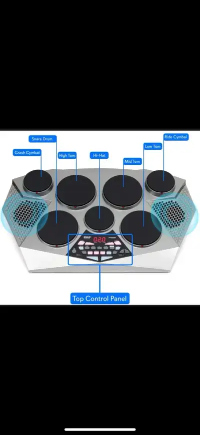 Pyle Electronic Drum Kit, View more