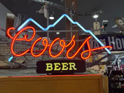 neon coors sign , View more