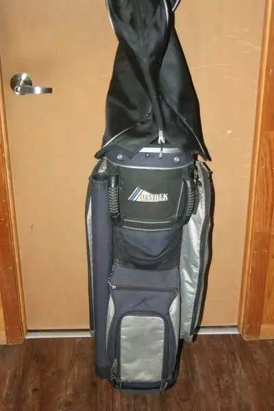 Datrek Navy and Grey Golf Club Bag with Cover, View more