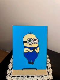 Minion Painting in Acrylic Canvas