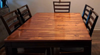 Wood Dinning table