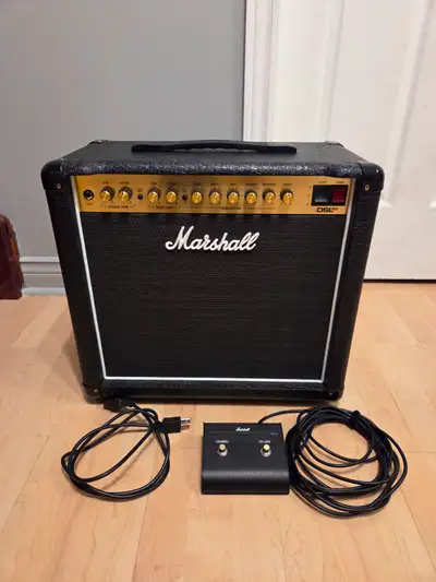 Marshall DSL20CR. 20 watt tube amp with 2 button footswitch $750, View more