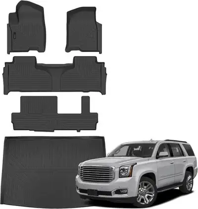 These Husky Liners are custom-fit mats designed to offer full coverage for your Suburban or Yukon XL...