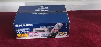 Selling a brand new Sharp VC-A393U VCR, still in its original box with all components included. This...