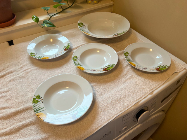 Set of 5 Pasta Bowls in Kitchen & Dining Wares in Vernon