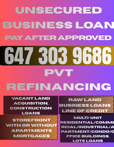 Unsecured Business loans in Millions Line of credit. Refinancing, View more