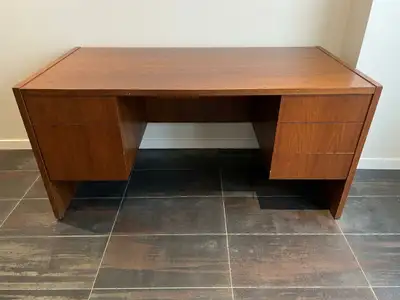 Solid Wood Office Desk – $50, View more