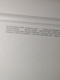 HP Chromebook x360 14a-ca1000ca Touch