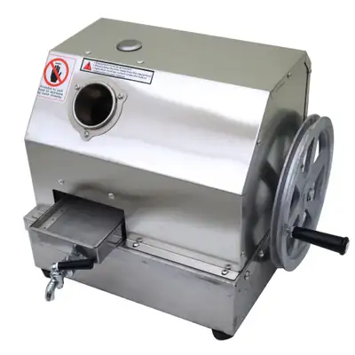 Manual Sugar Cane Juicer Machine Stainless Steel 3 Roller 134045, View more