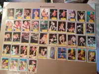 WWF 1985 OPC series 1 card lot x 44 Hogan Sheik Andre Snuka +++