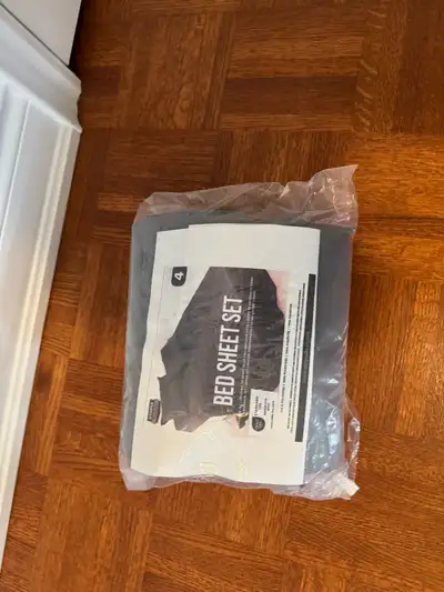 Sheet Set for Single Bed Grey new, View more