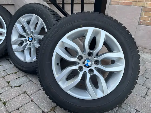 BMW  X3 OEM Rims & Winter Tires  Run Flat 225/60/17 - Like New in Tires & Rims in City of Toronto - Image 6