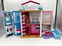 Barbie 2-Story Folding Dream House & Doll Set