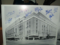 Toronto Maple Leafs Print Signed by 9 Leaf Goalies