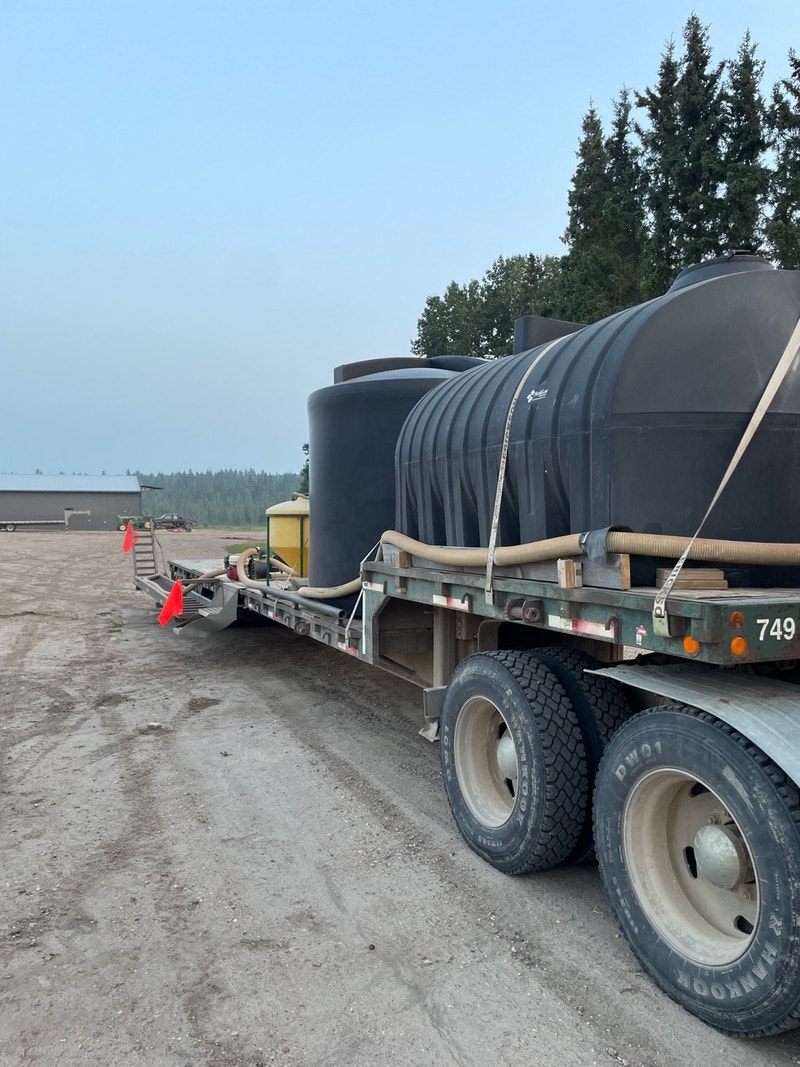 Step deck sprayer trailer Farming Equipment Prince Albert Kijiji