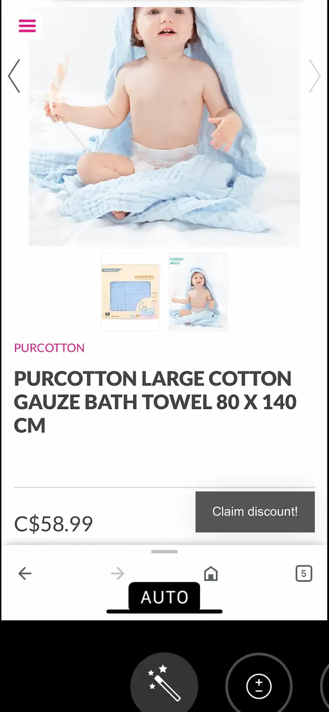 4 Purcotton Baby Bath Towel Baby face cloth62854393836163121