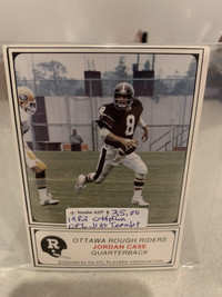 Ottawa Roughriders 1982 JOGO CFL Team Set Showcase 319