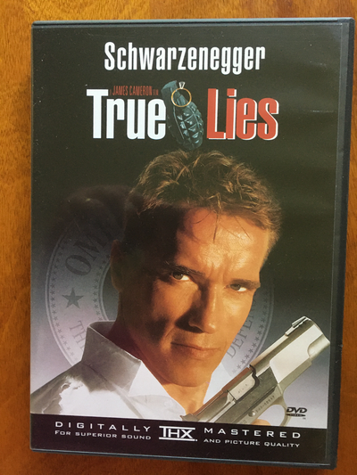 True Lies DVD Movie with Arnold Schwarzenegger &Jamie Lee Curtis, View more