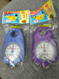 Two scales for luggage hanging weight scale