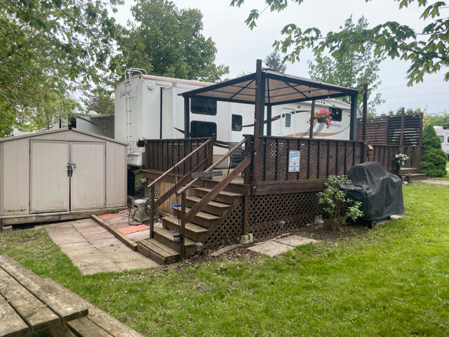 2007 33’ Keystone Challenger and seasonal lot in Travel Trailers & Campers in Sarnia - Image 3