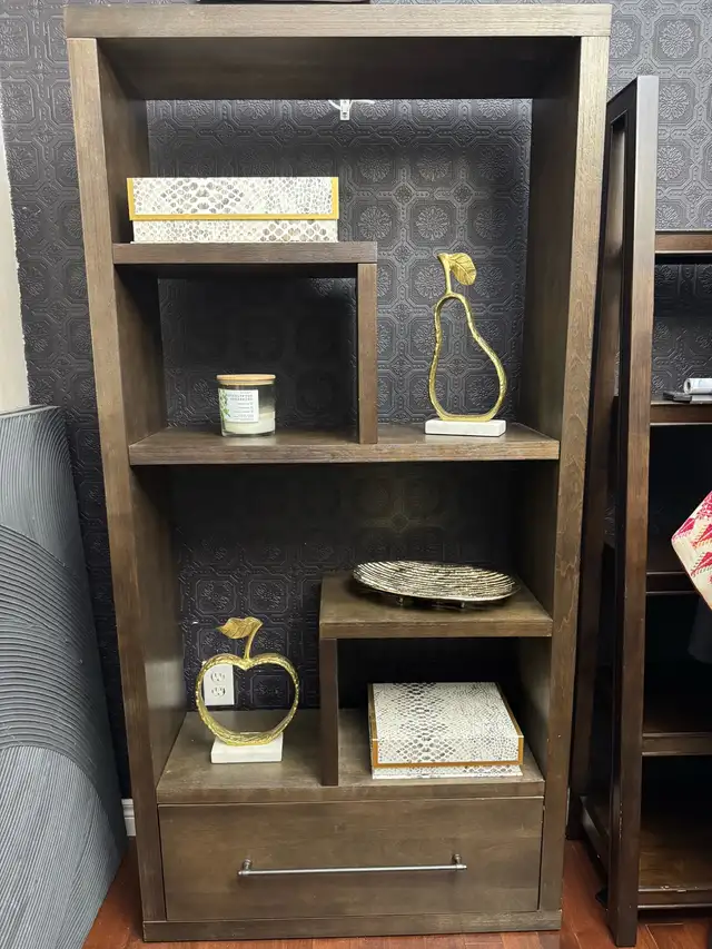 beautiful brown wood shelves (x2) in Bookcases & Shelving Units in Hamilton - Image 2
