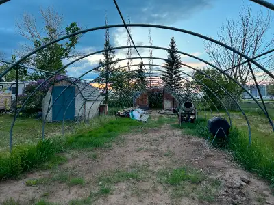 Large Commercial High Tunnel Greenhouse frame