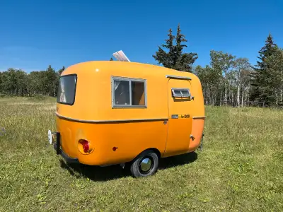 Great little trailer. Frame removed, inspected, rust proofed and lifted 4”. New - upholstery, ceilin...