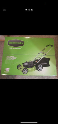 Brand New Greenworks 12 Amp Corded 20-inch Lawn Mower