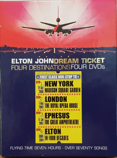 Elton John  - Dream Ticket: Four Destinations)(4 x DVD Box Set), View more